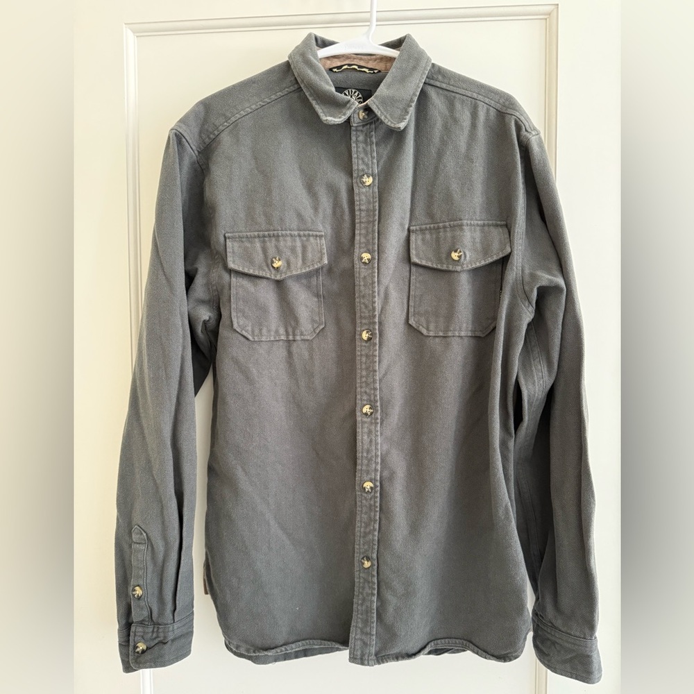 Levitate New England Green Original Flannel Men's Shirt